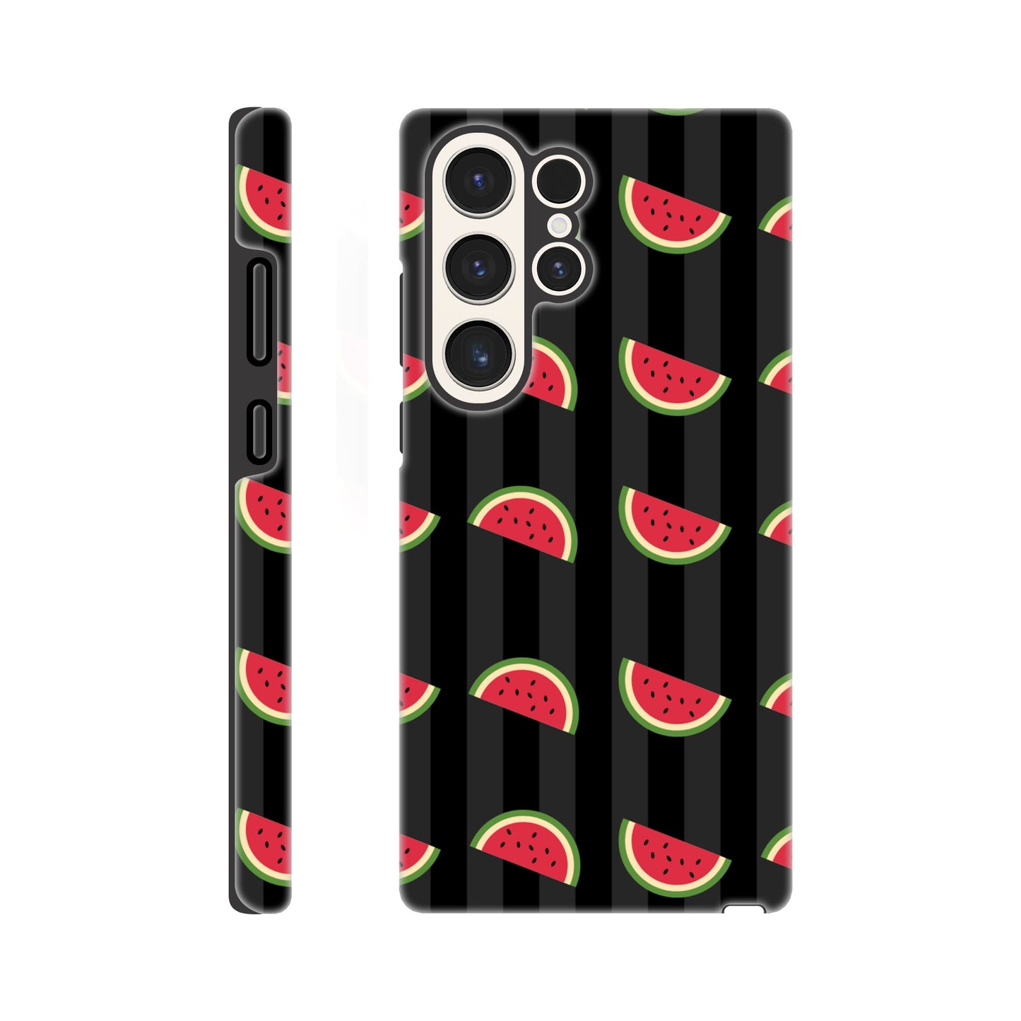 Watermelon Wonderland tough case side view showcasing colorful design