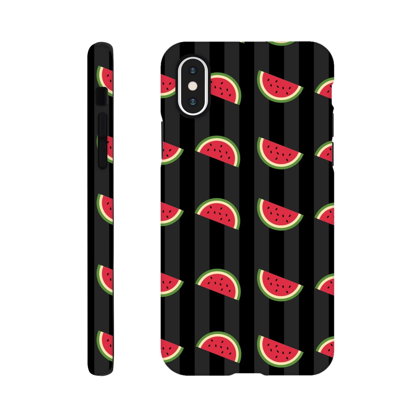 Watermelon Wonderland tough case side view showcasing colorful design