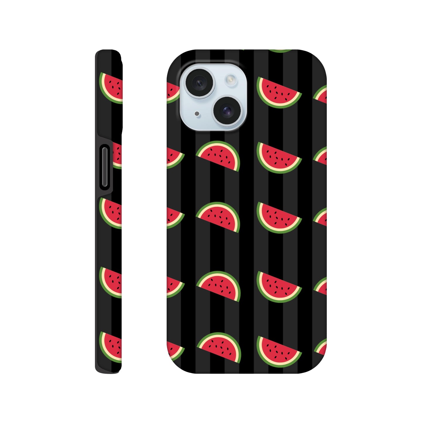 Watermelon Wonderland tough case side view showcasing colorful design