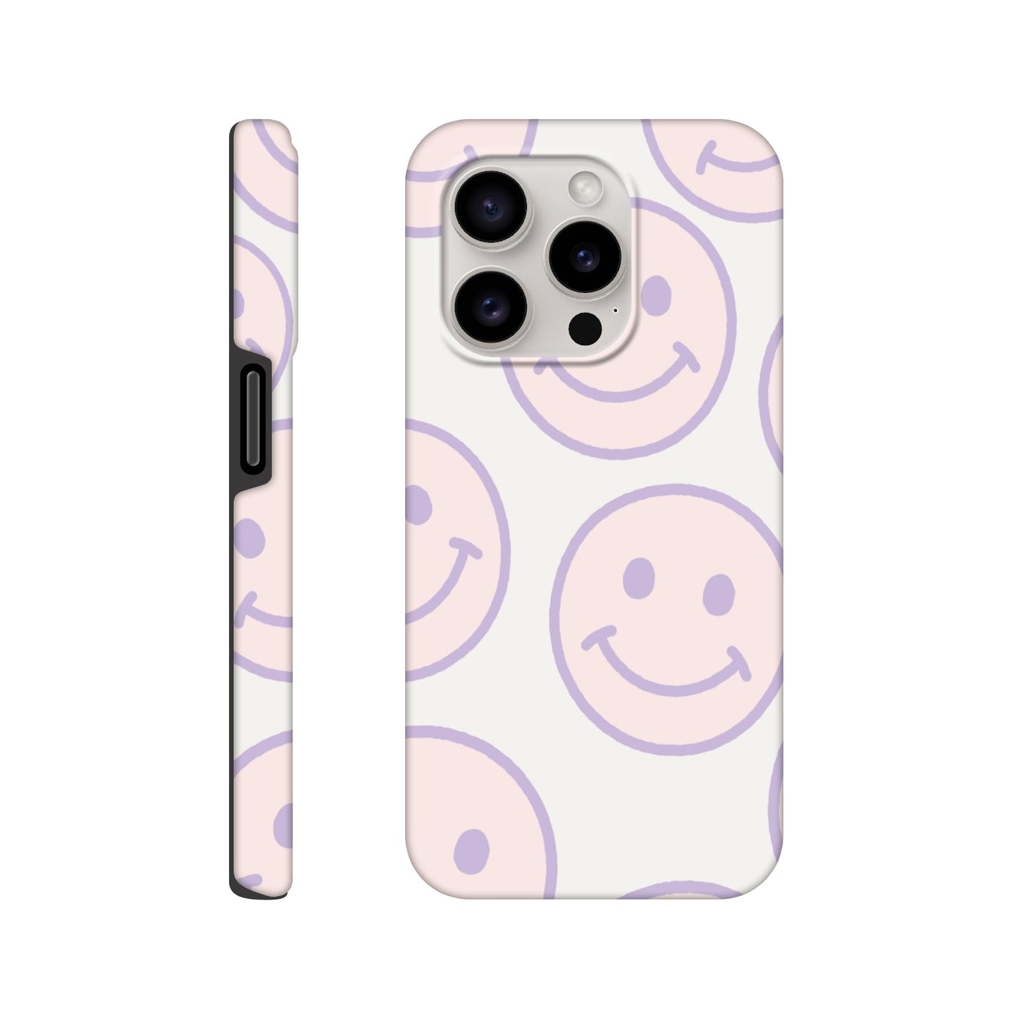 Fun and cheerful smiley face design phone case