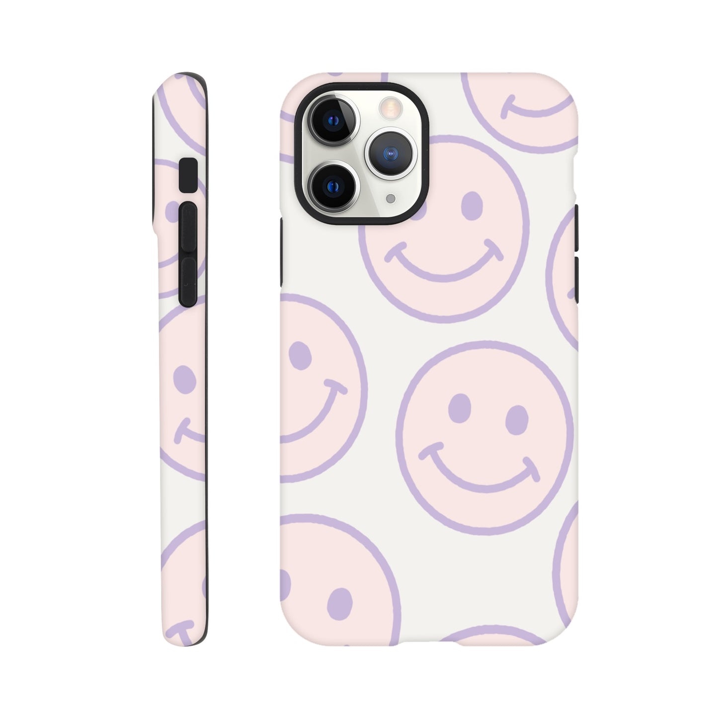 Fun and cheerful smiley face design phone case