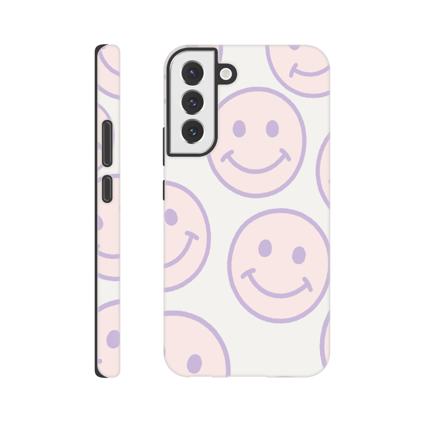 Pastel smiley phone case for iPhone and Samsung