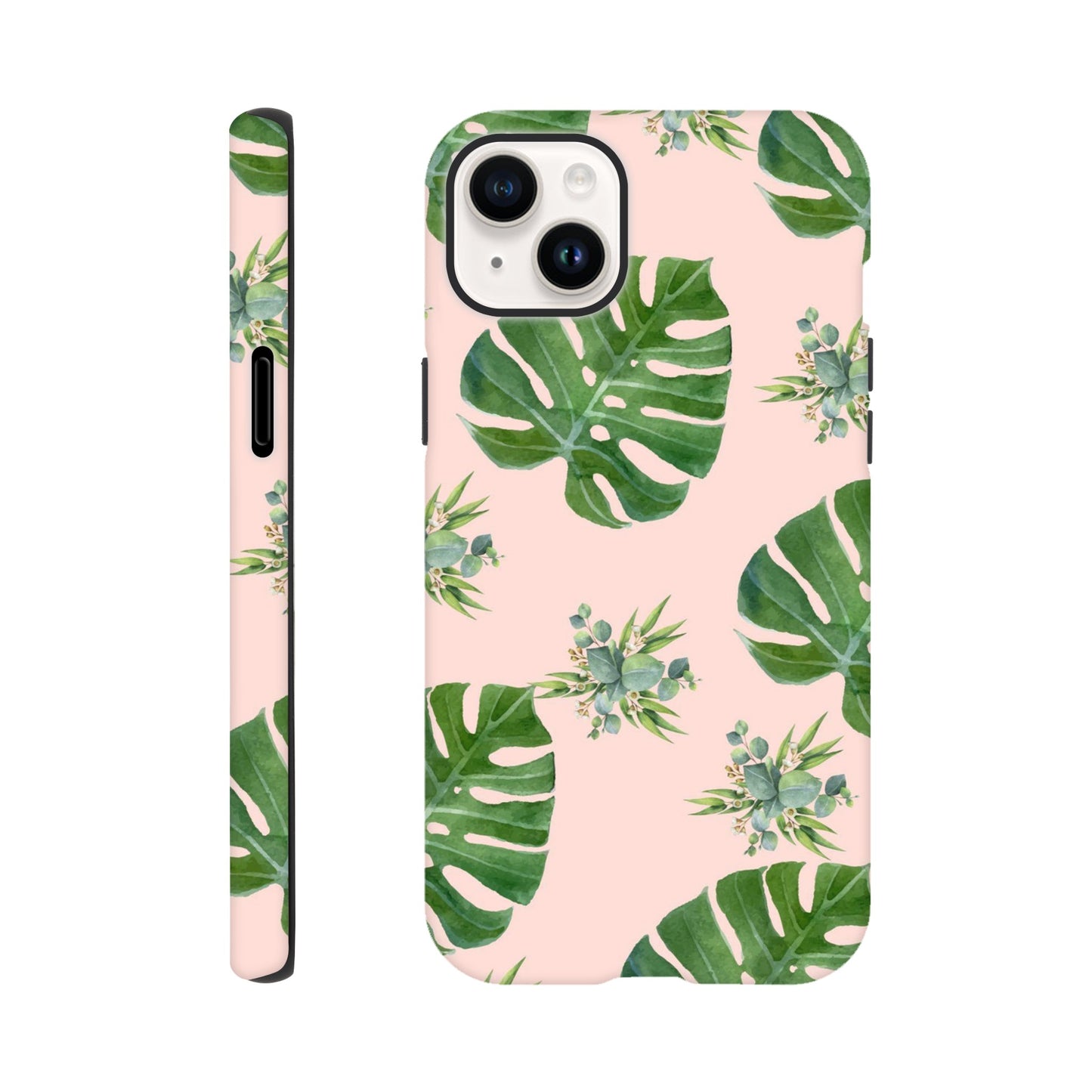 Leafy Lush tough case showcasing vibrant leaf design