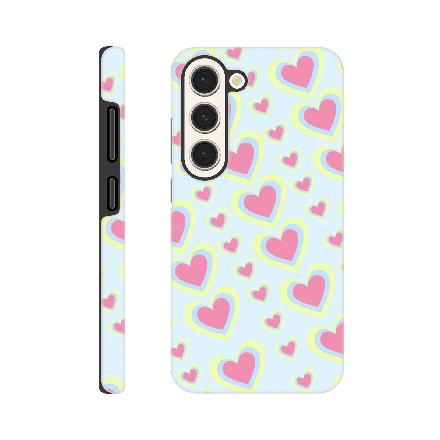 Love Layers tough case showcasing vibrant heart design