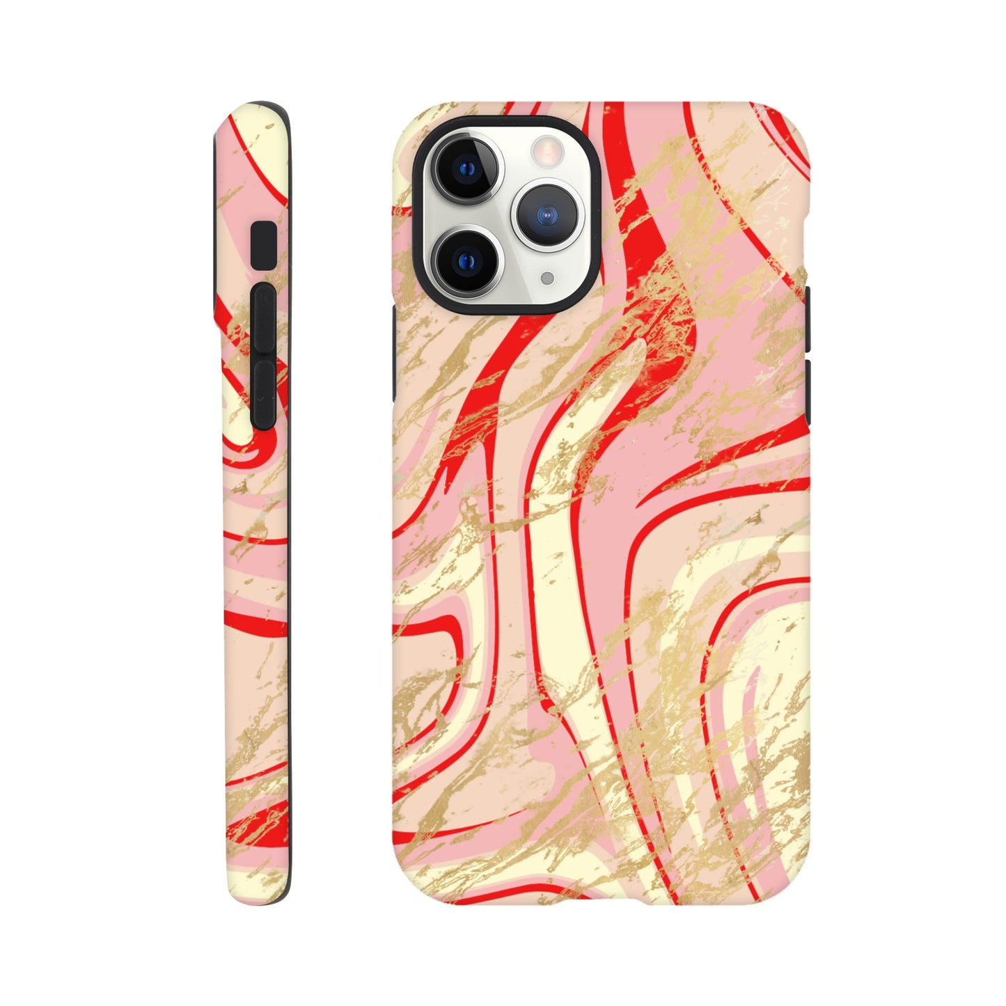 Pink phone case showcasing vibrant colors